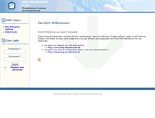 Tablet Screenshot of intern.amg-alarmtechnik.de